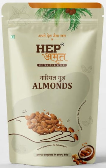 Nariyal Gur Almonds