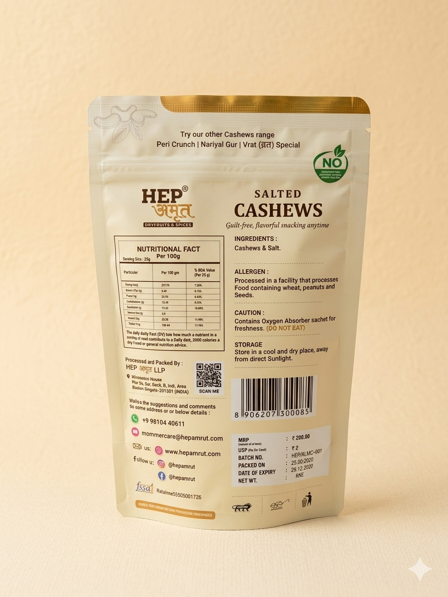 Salted Cashews