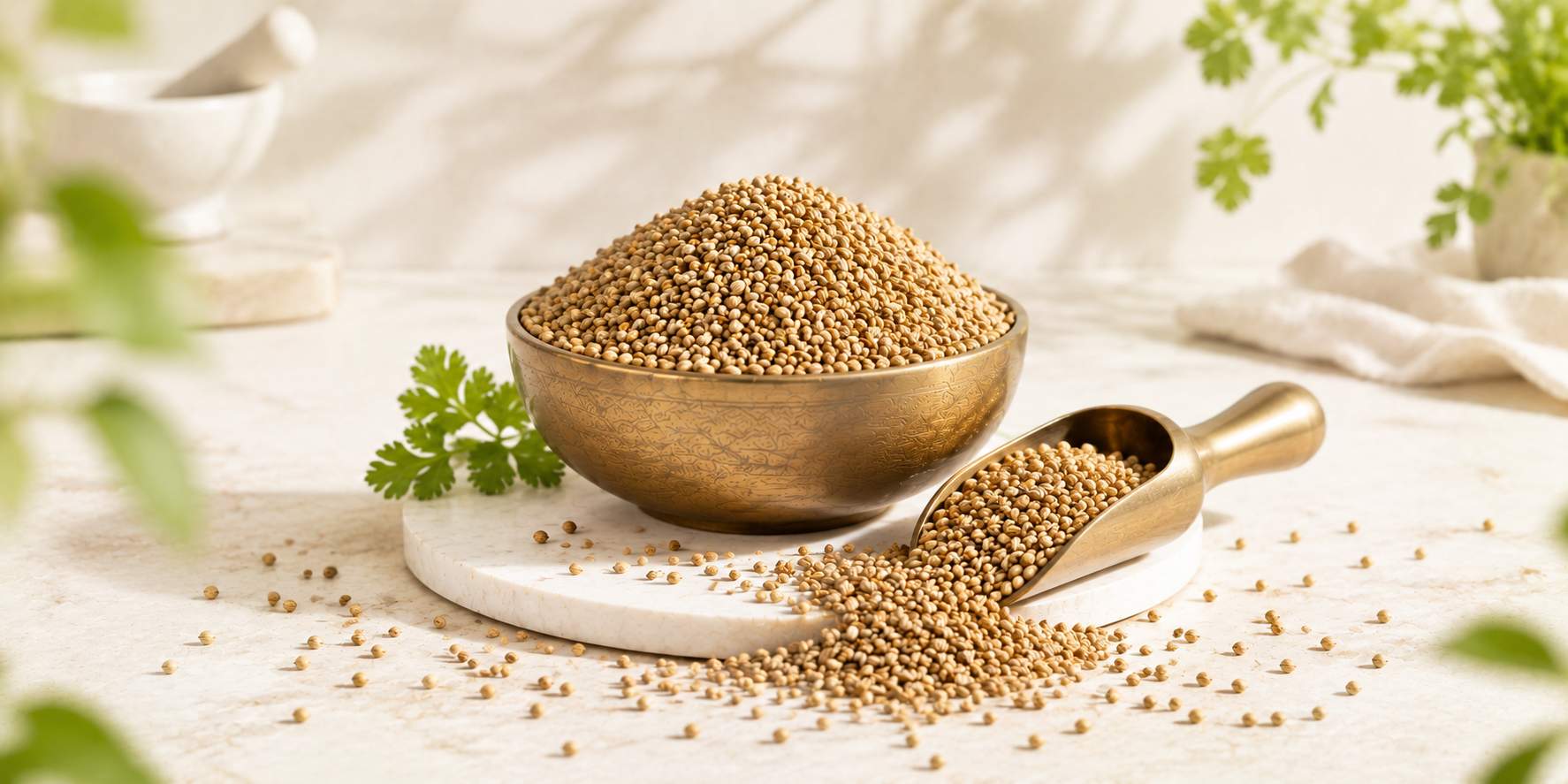 Coriander Seeds (Dhania Sabut)