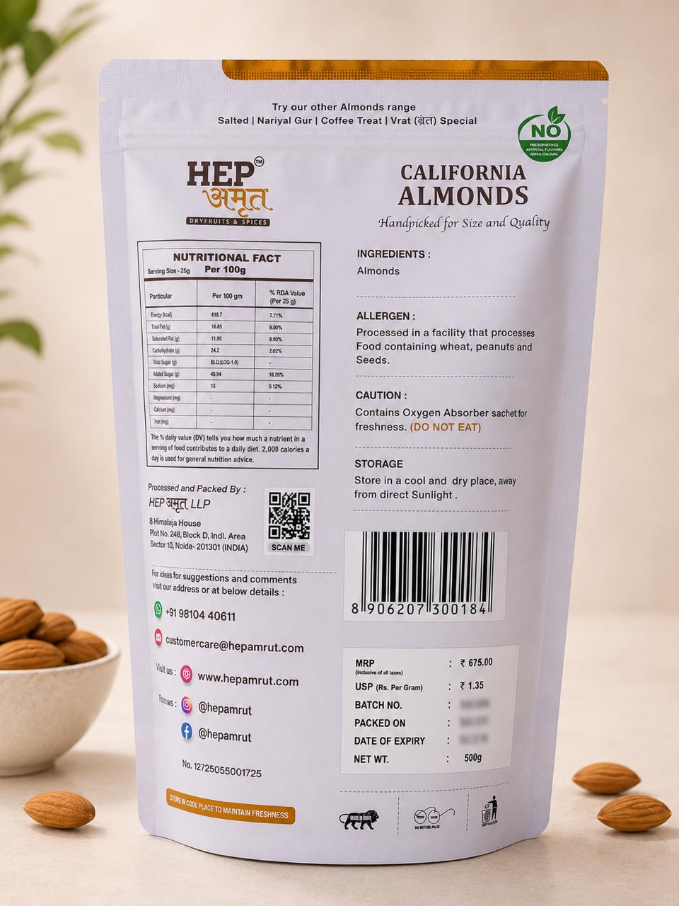 Premium Quality California Almonds