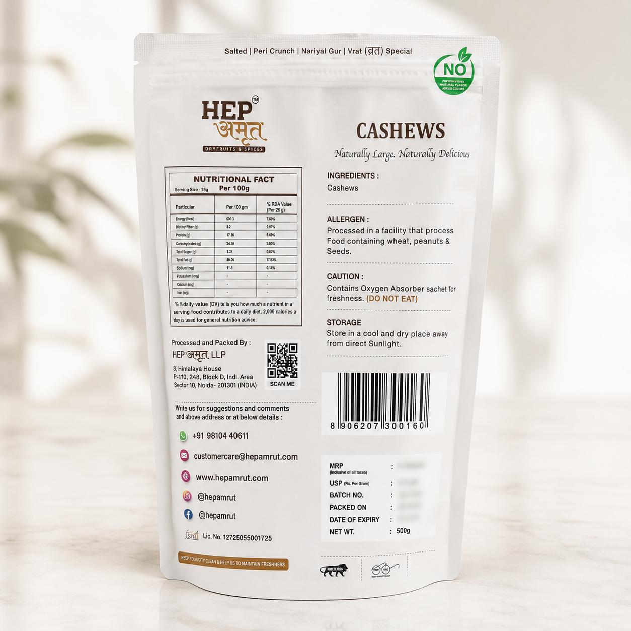 Premium Quality Cashews