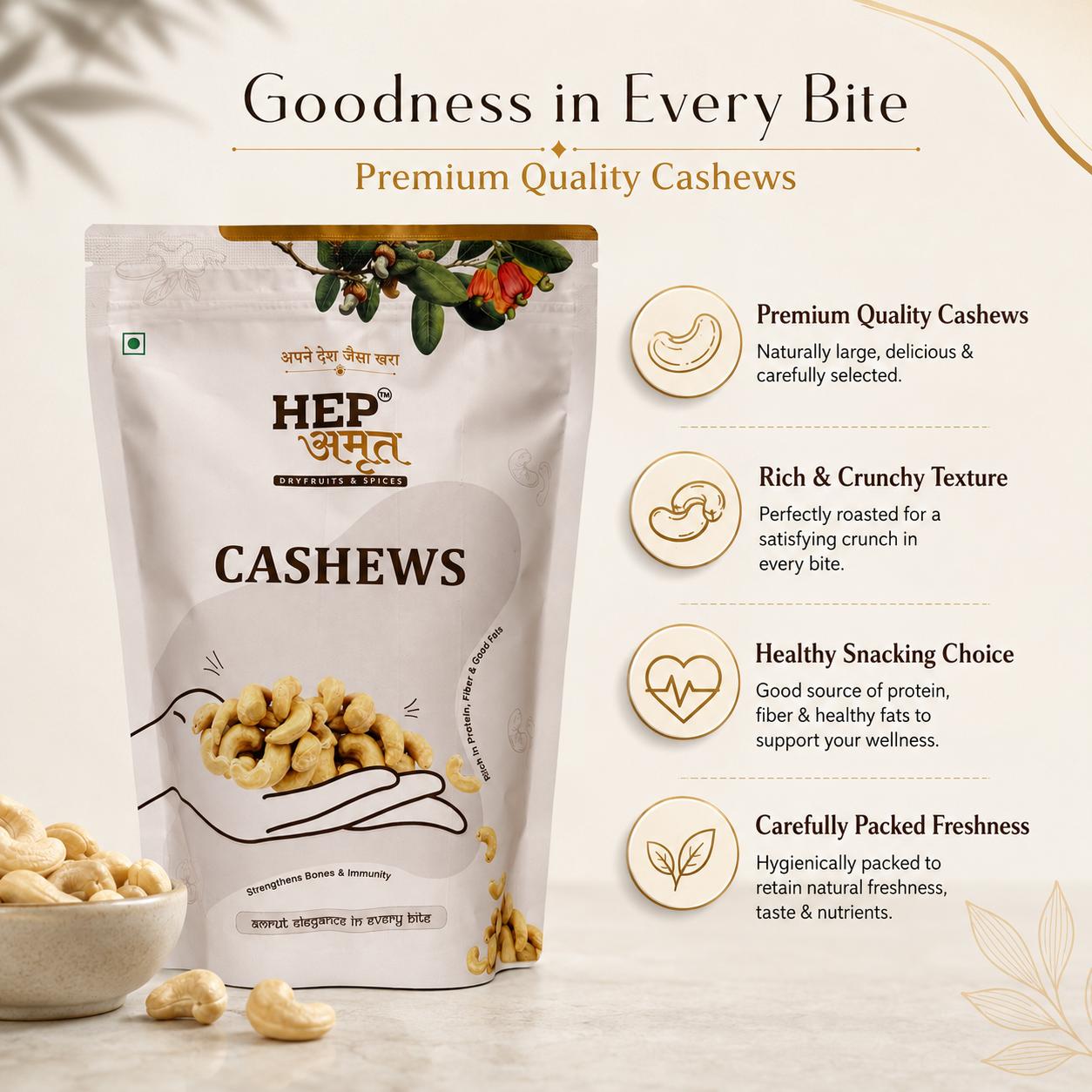 Premium Quality Cashews
