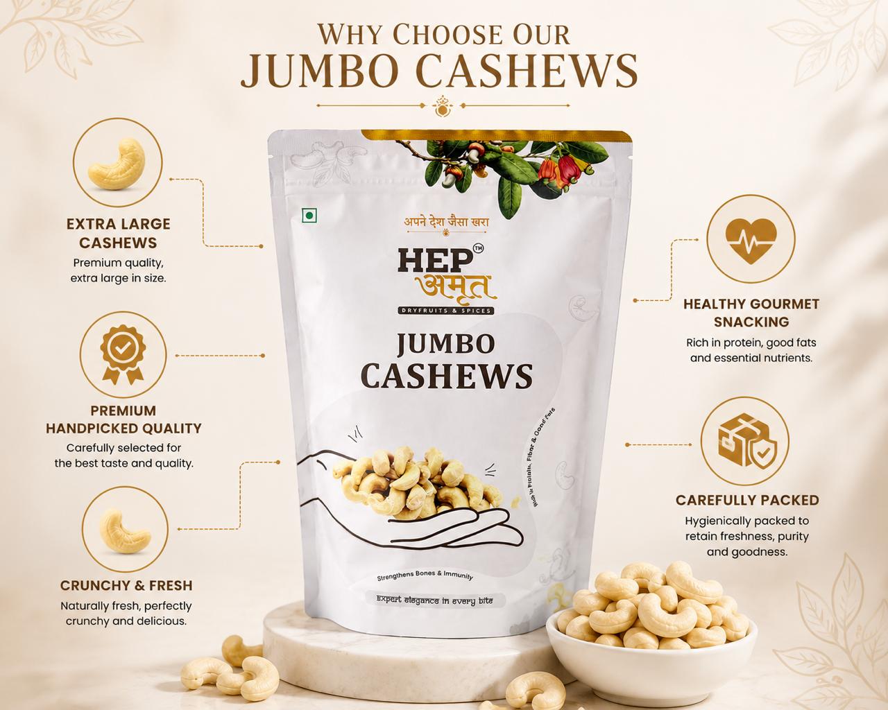 Premium Quality Jumbo Cashews