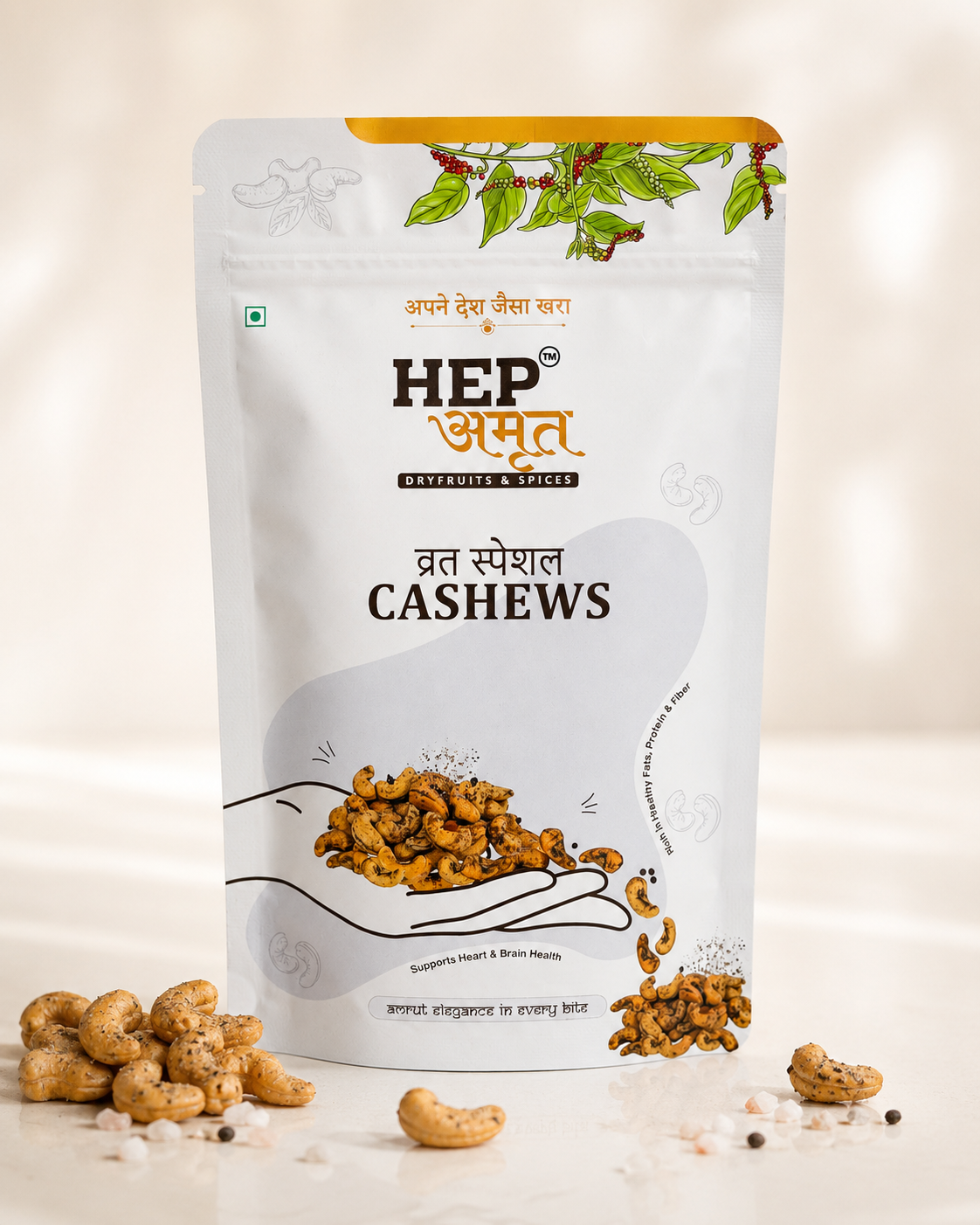 HEP Amrut Vrat Special Cashew Front Side Product Image