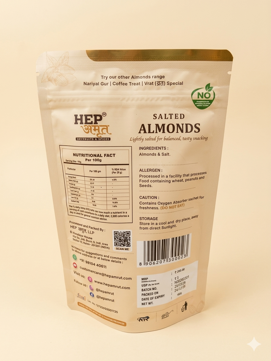 Salted Almonds