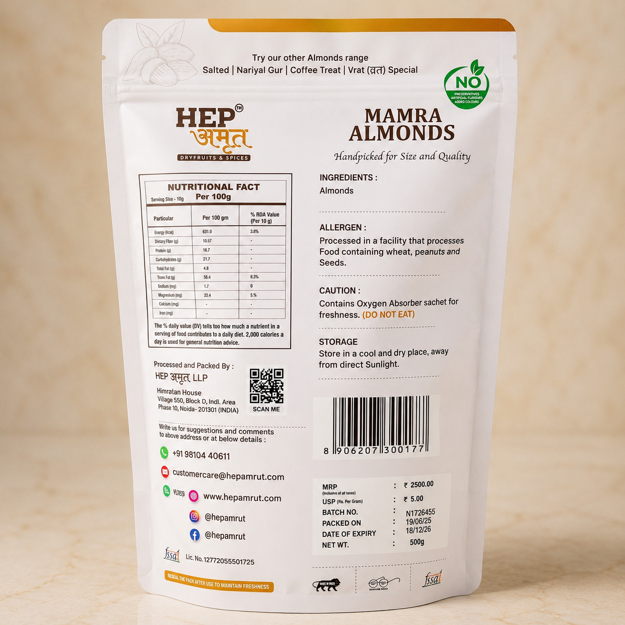 Premium Quality Mamra Almonds