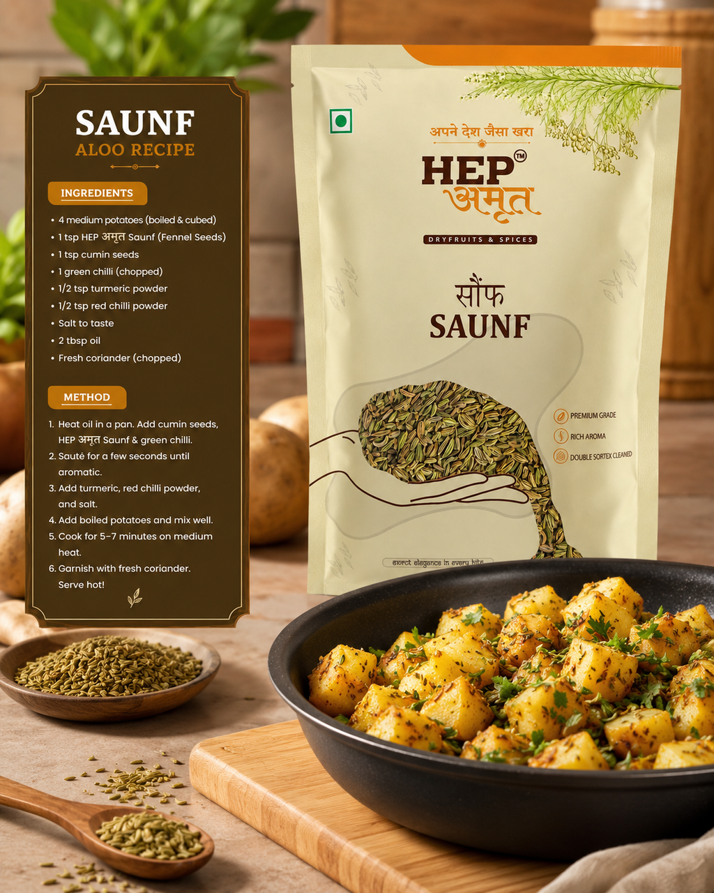 Saunf (Fennel Seeds)