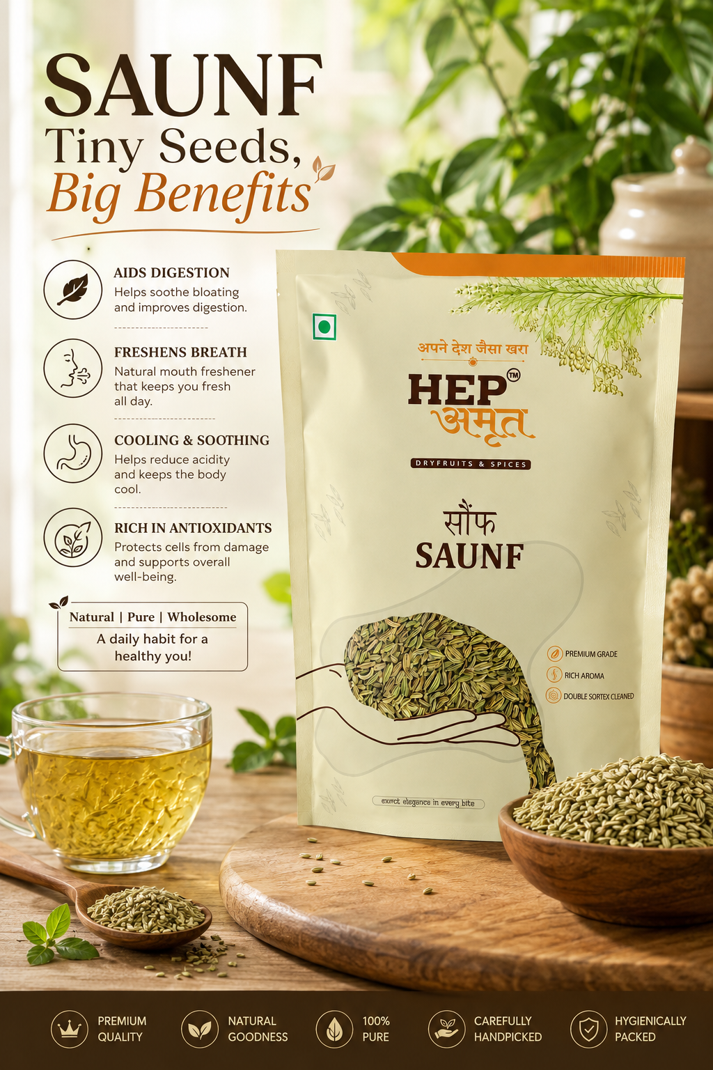 Saunf (Fennel Seeds)