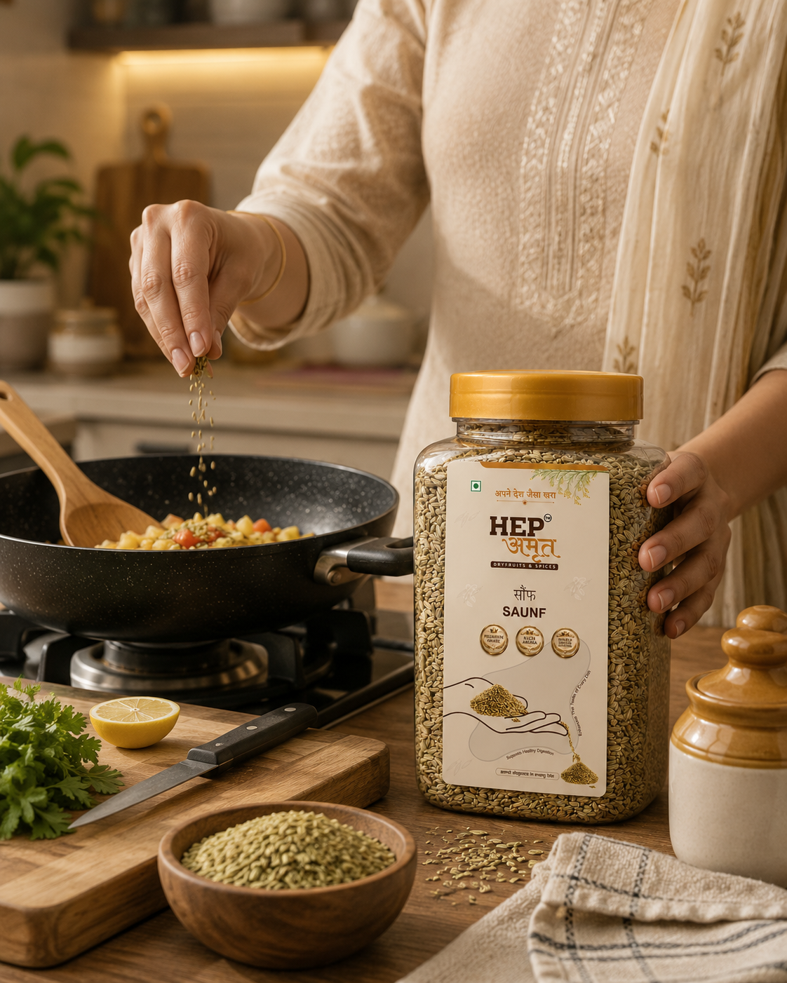 Saunf (Fennel Seeds)