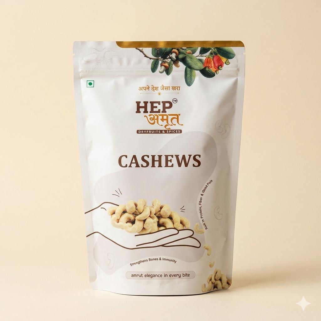 Buy HEP Amrut Cashews Online in India Large Premium Quality