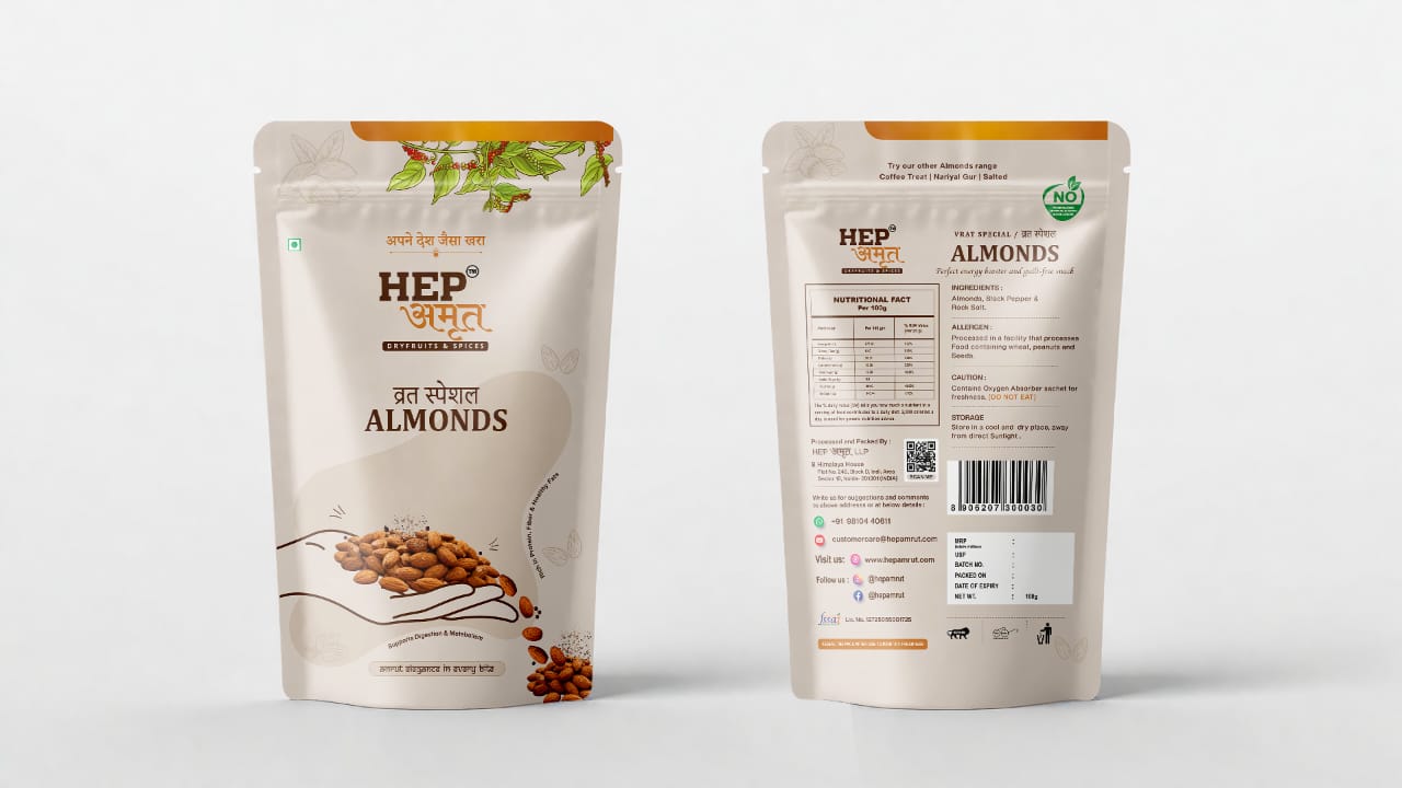 HEP Amrut Vrat Special Almonds Online in India 